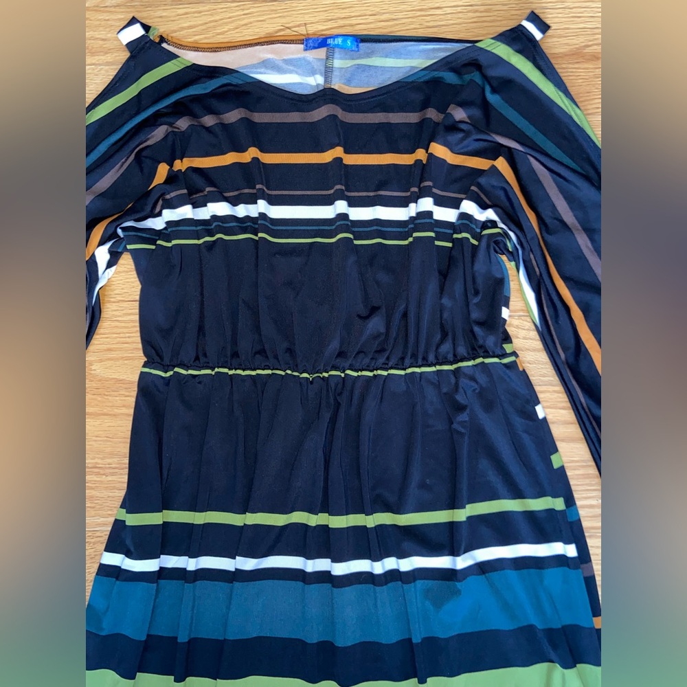 Striped Stretch Dress - Picture 7 of 7